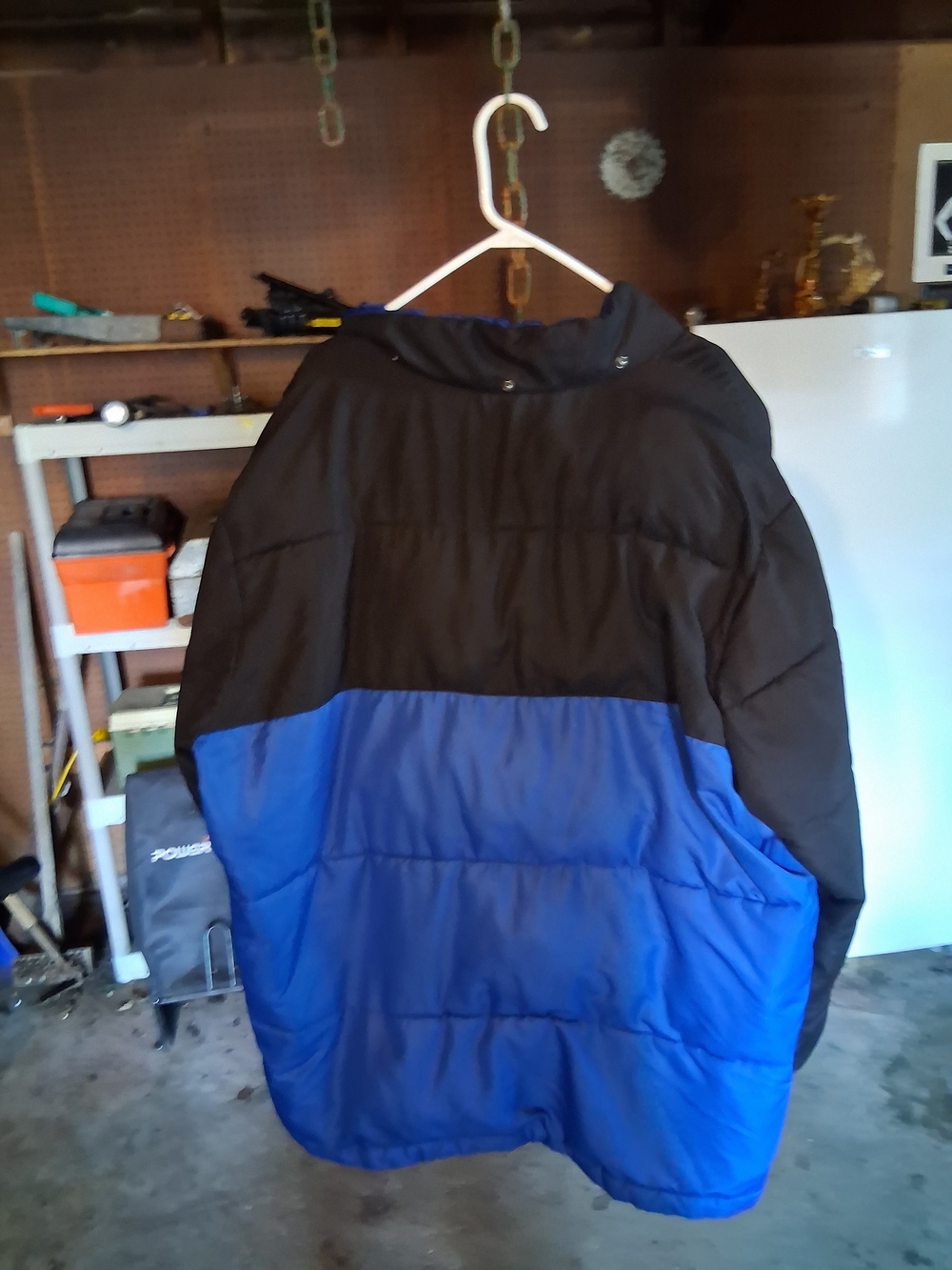 The Foundry Supply Co. Black and Blue Insulated Puffer Coat Size 3XL - Picture 3 of 4